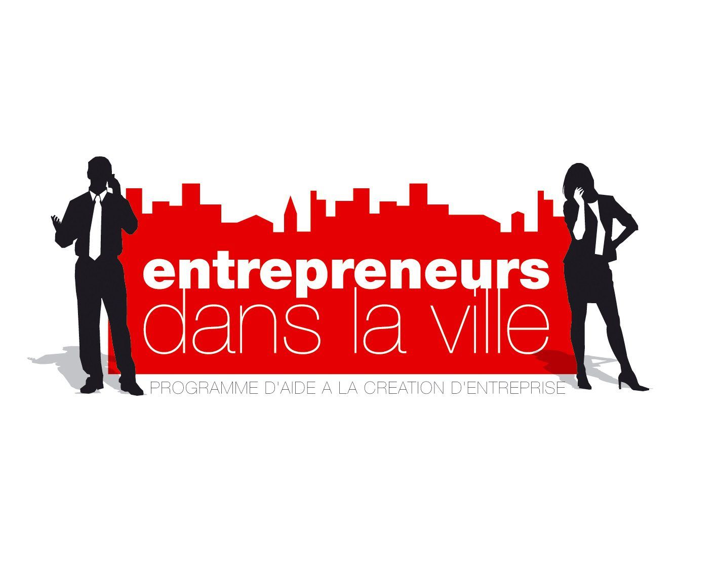 Logo Entrepreneurs dans la Ville – EM Lyon